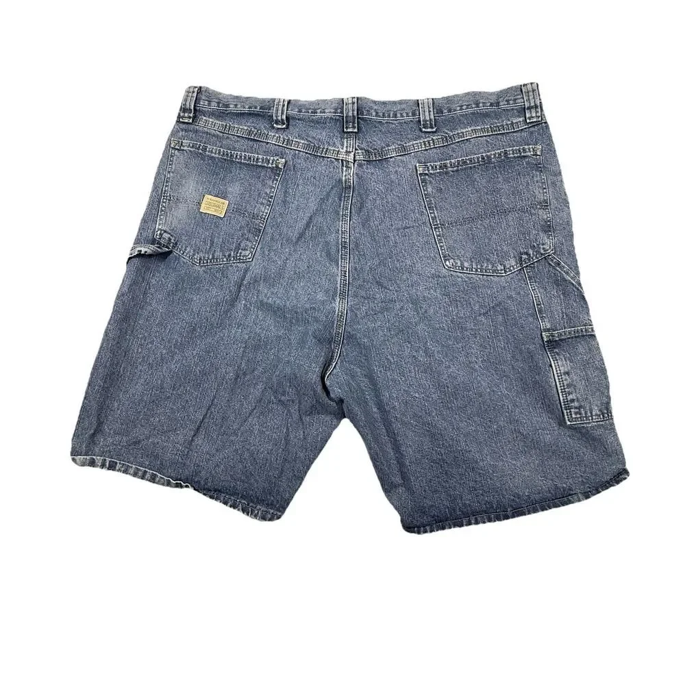 Vintage Wrangler Shorts Men 44 Carpenter Dungaree Jorts Baggy Skate Y2K *‎